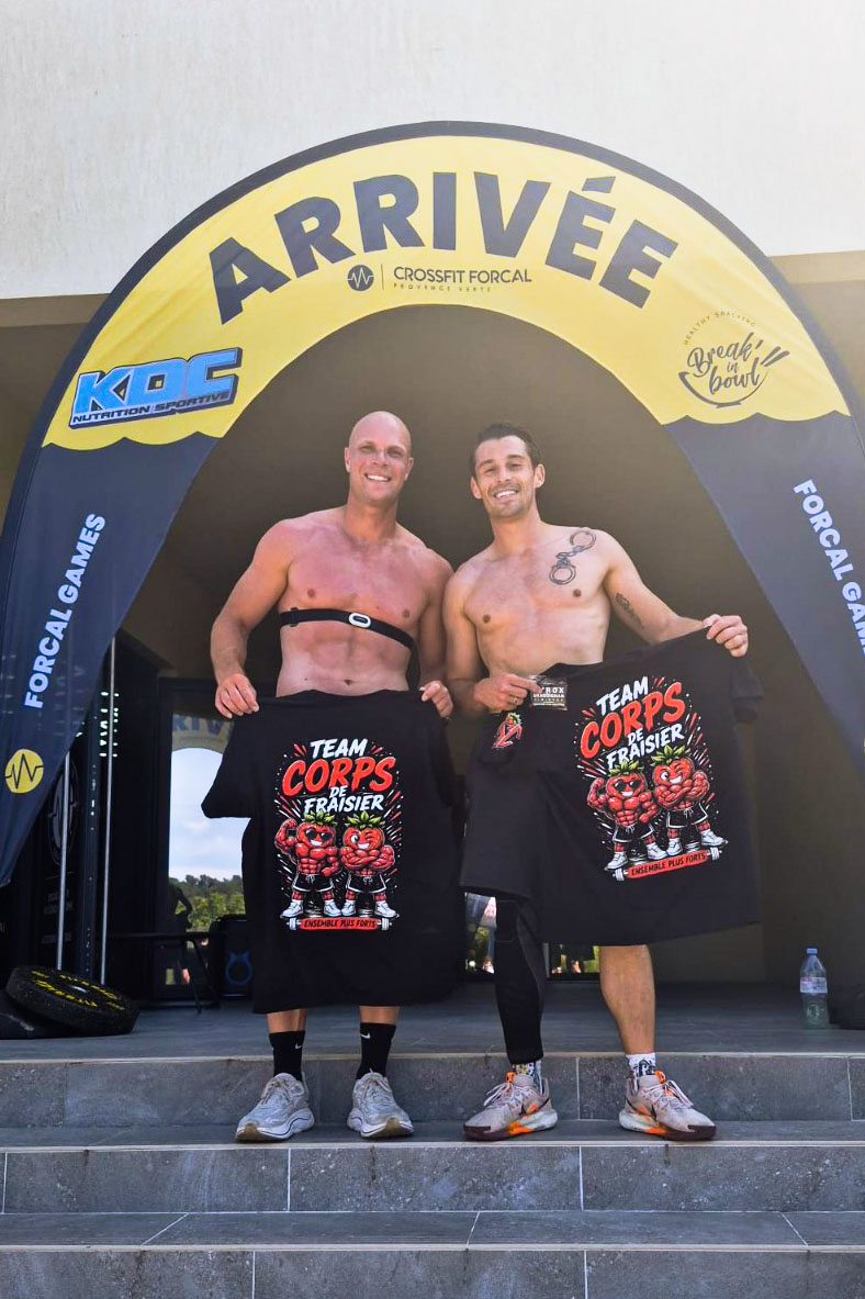T-shirt personnalisable VKG — duo lifestyle event Forcal Games Crossfit